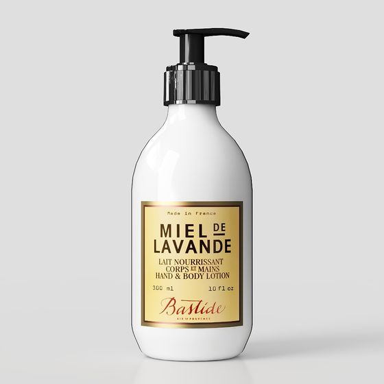 Lavender Honey Hand & Body Lotion Bottle 3D model
