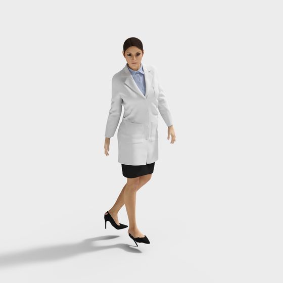Modern Professional Woman 3D Model
