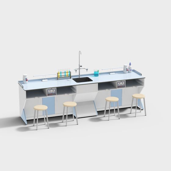 Modern Scientific Exploration Laboratory 3D model