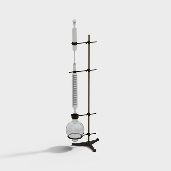 Low Poly Distillation Apparatus 3D model
