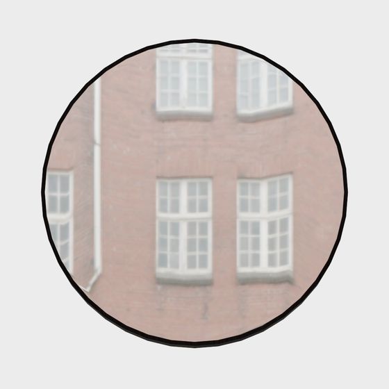 Charming Low-Polygon Red Brick Building 3D model