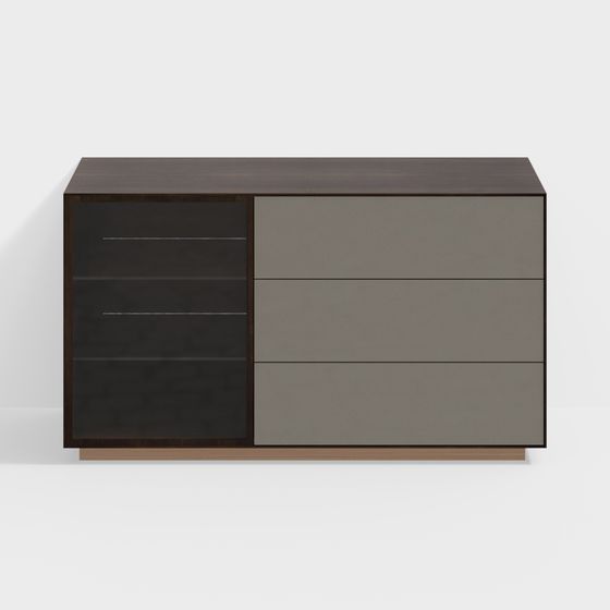 City Window Cabinet 3D model