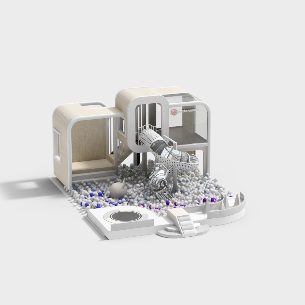 Espace de Jeu Intérieur pour Enfants dans le Centre Commercial