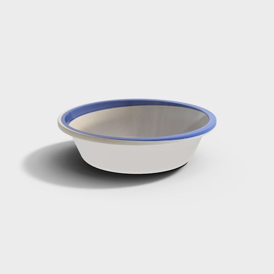 Enamel Bowl 3D Model for Creative Projects