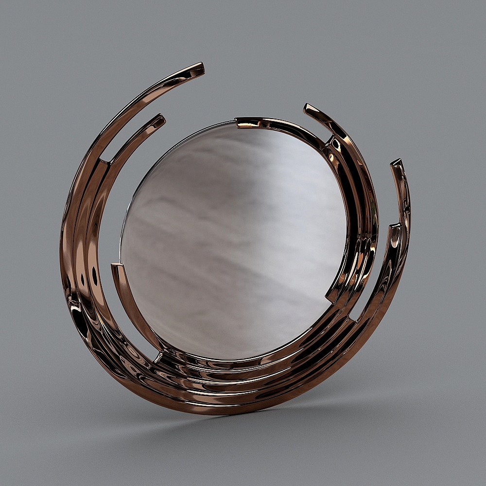 Shape decorative mirror