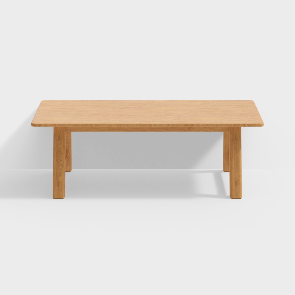 Van House Furniture - Dun Dun Dining Table - 2300 Models - Cherry Wood