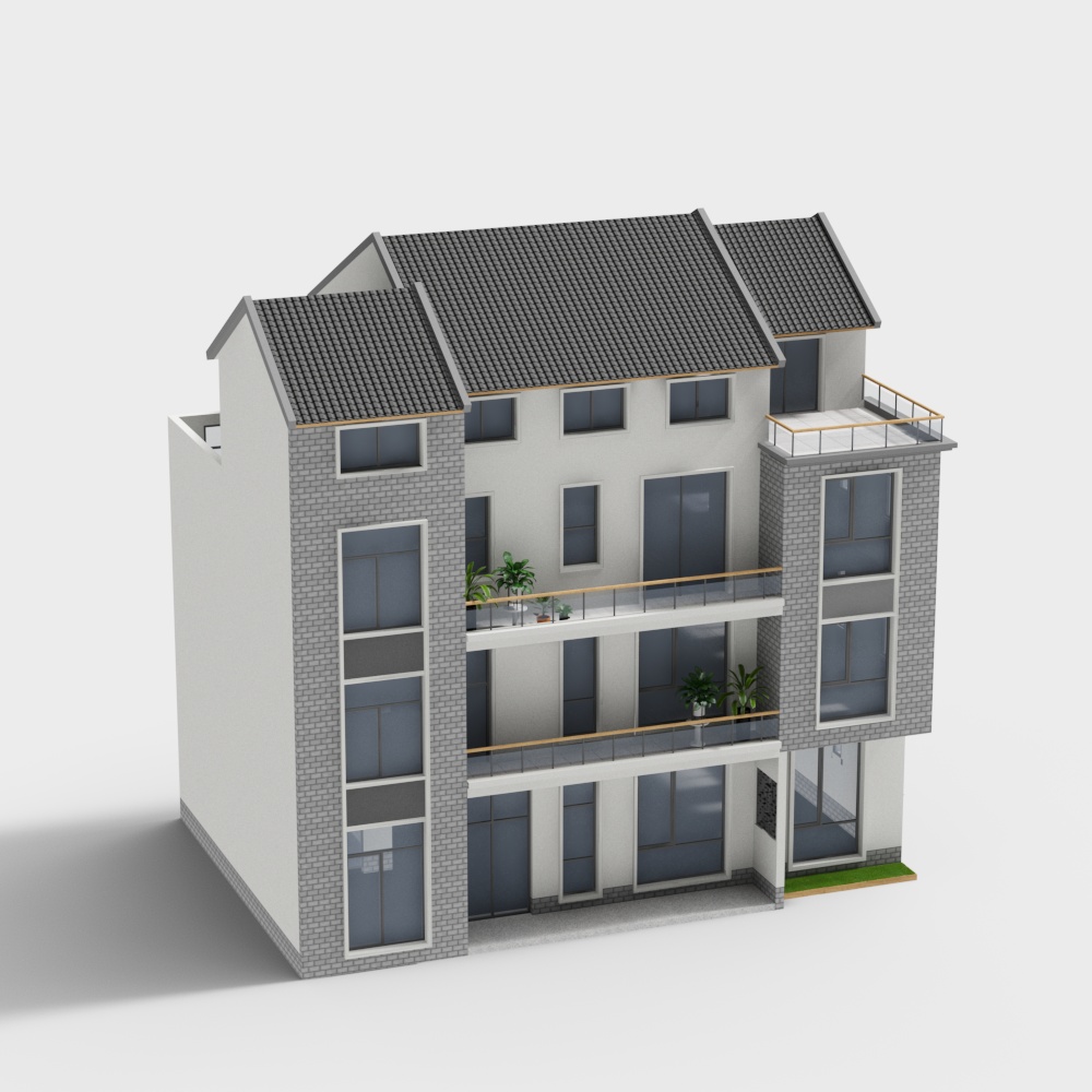 Nouvelle villa individuelle de style chinois