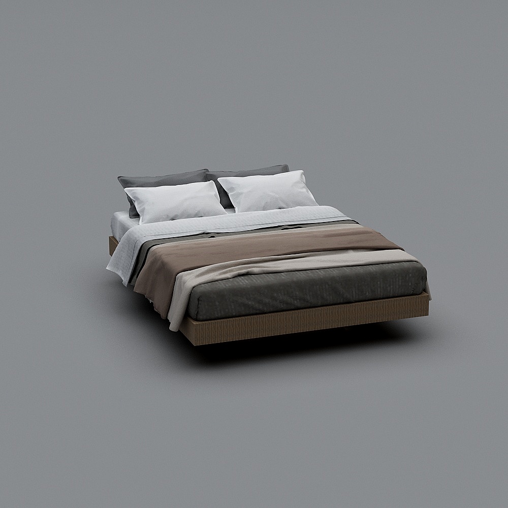 queen sized bed for bedroom 1