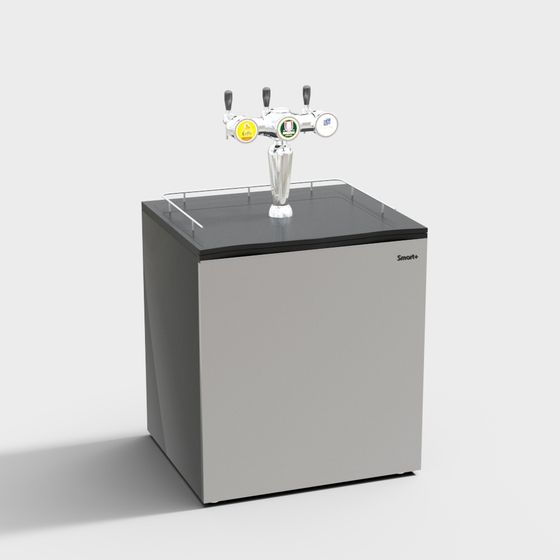 Futuristic Smart Beer Machine 3D model