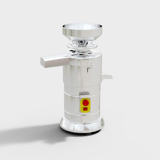 Minimalist Stainless Steel Juicer 3D model