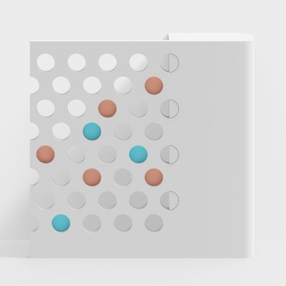 Colorful Grid Cube 3D model