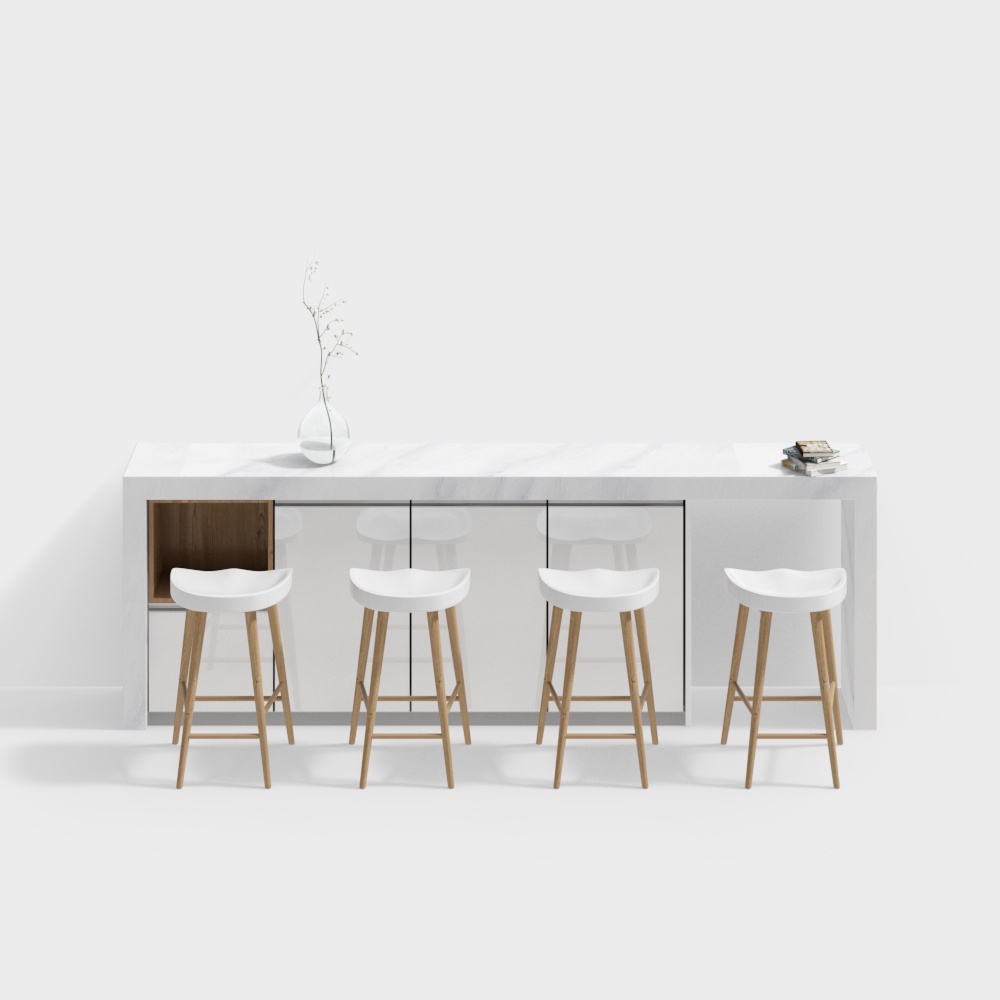 การรวมเก้าอี้บาร์น้ำในพื้นที่สำนักงาน