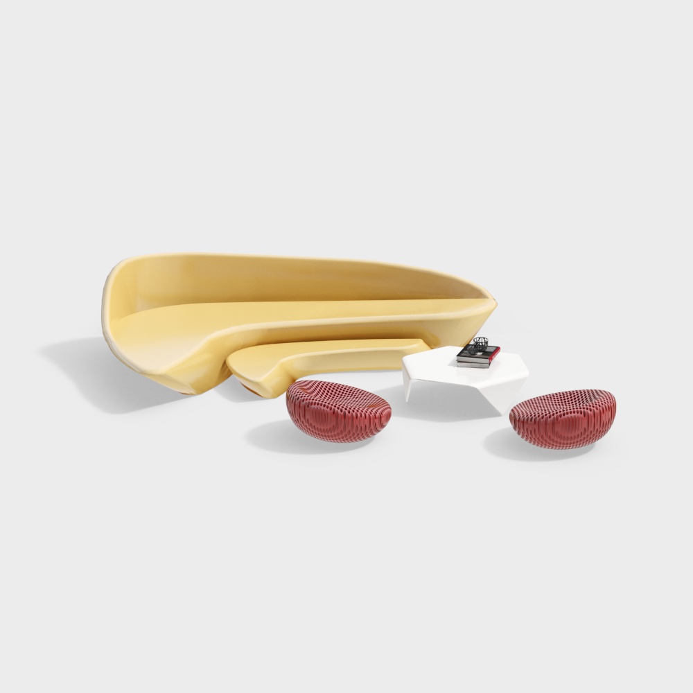 现代沙发茶几组合