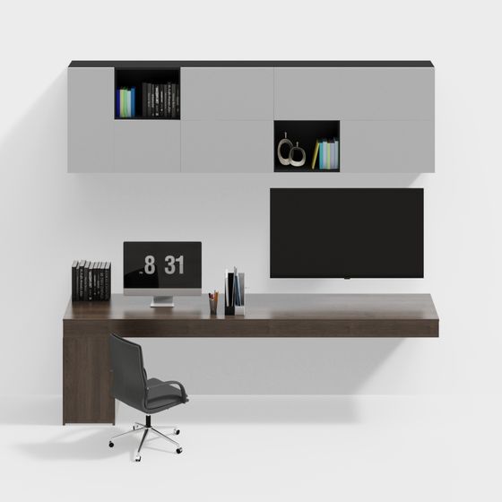 Functional Bookstand and Bookcase 3D Model for Storage