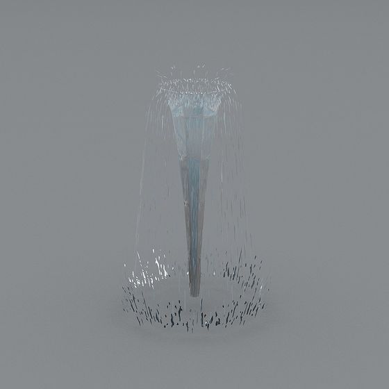 Water Curtain Fountain 3D model