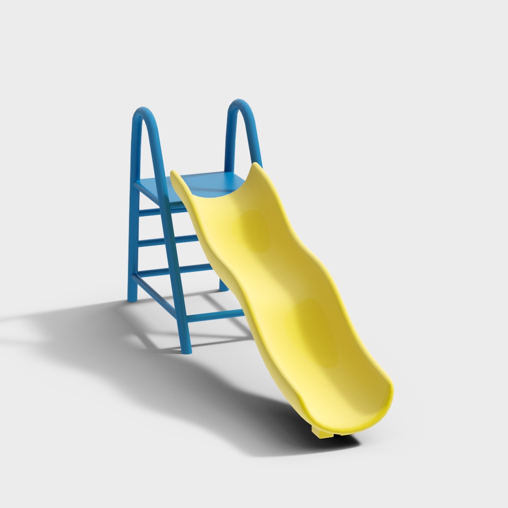 Colorful Children's Slide 3D model