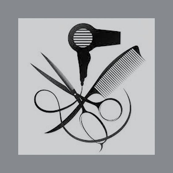 Elegant Hairdressing Tools 3D model for Creative Projects
