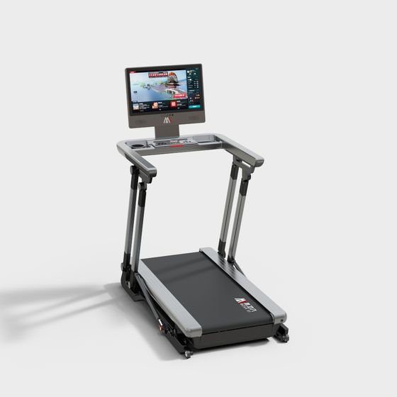 Smart Treadmill 3D Model for Modern Design