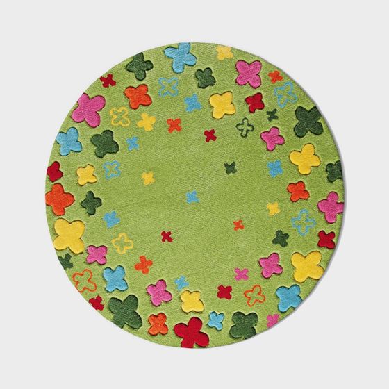 Colorful Rainbow Flower Carpet 3D model for Vibrant Spaces