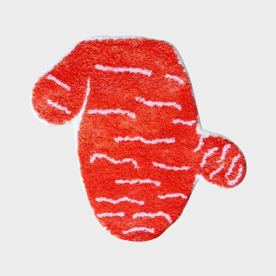 Vibrant Tiger Stripe Carpet 3D model