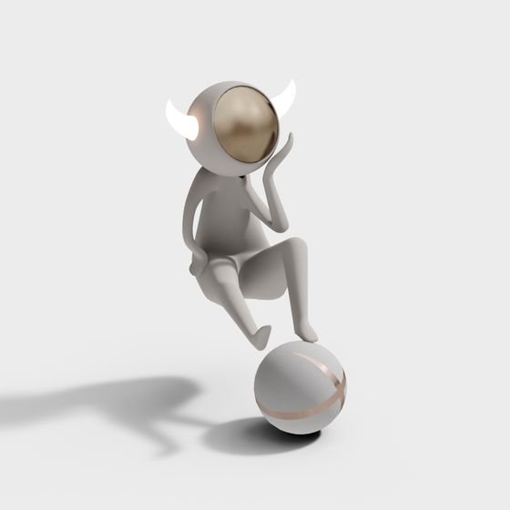 Cute Demon 3D model for Creative Projects