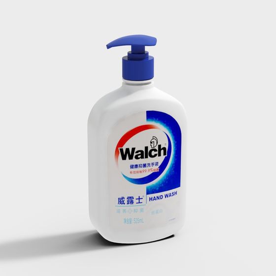 Realistic Walch Hand Wash Bottle 3D model