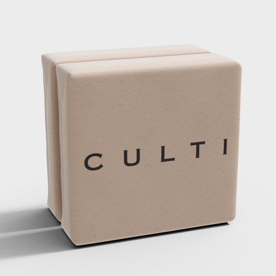 Culti Cube Low-Poly 3D Model for Elegant Design