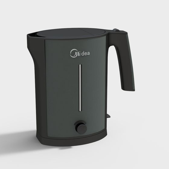 Modern Electric Kettle 3D Model for Design Projects