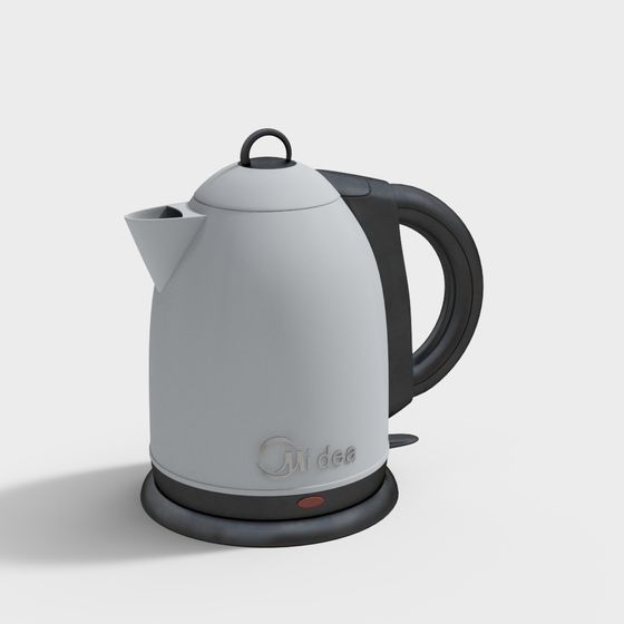 Stylish Electric Kettle 3D model for Modern Kitchens