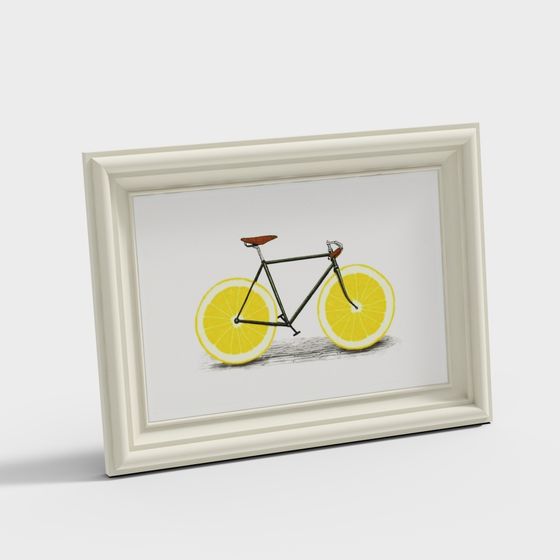 Creative Low-Poly Bicycle 3D Model