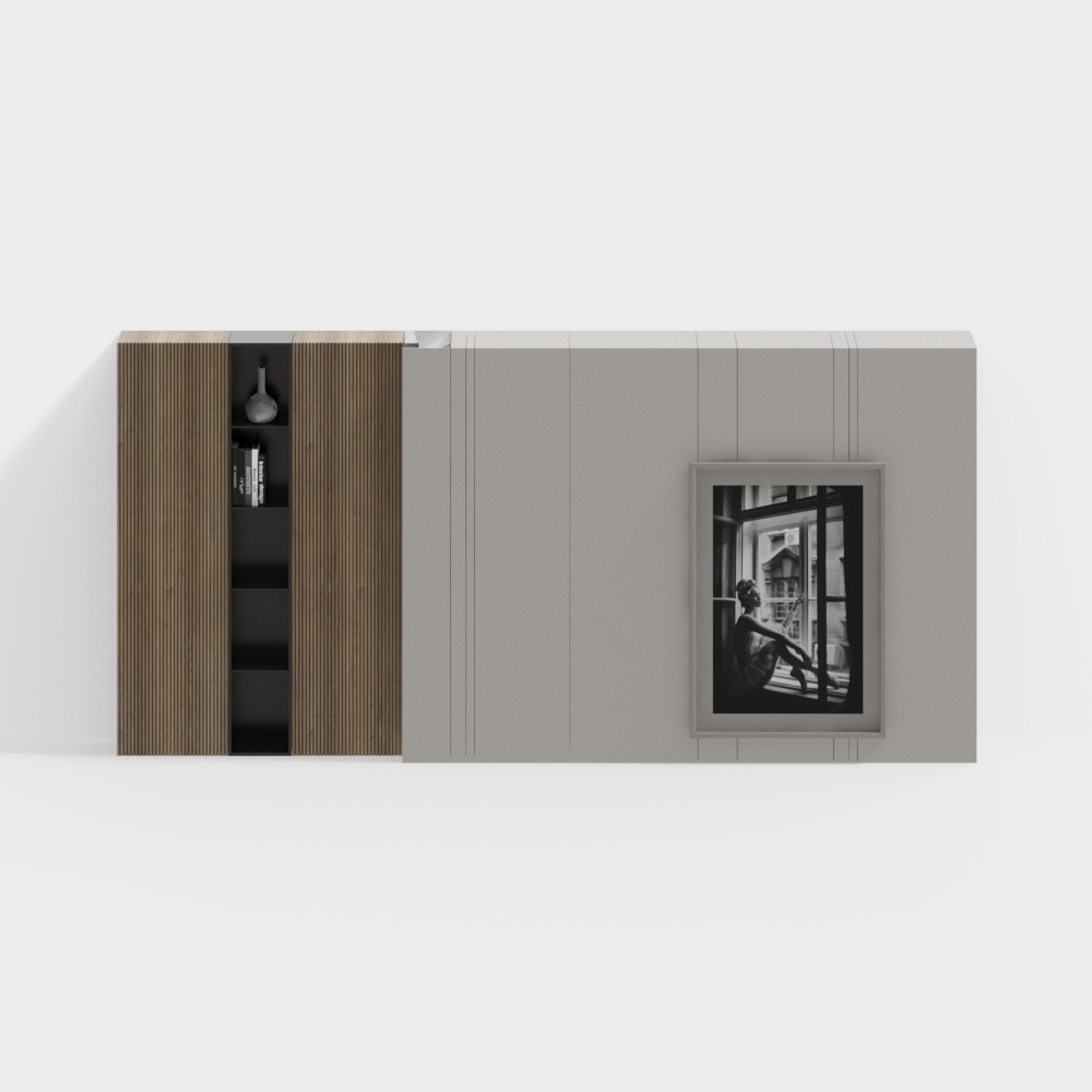 ผนังพื้นหลังไม้ทันสมัย