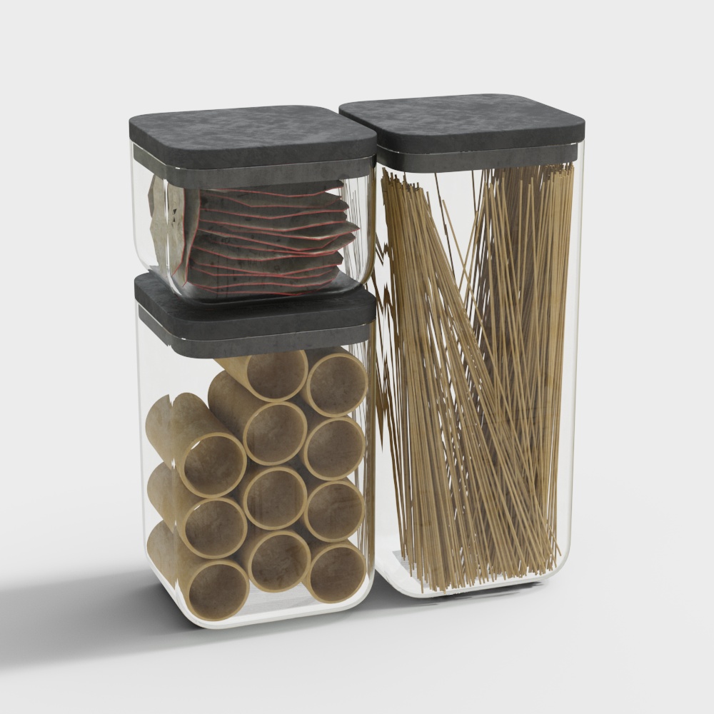 Stylish Storage Jar 3D Model for Modern Homes