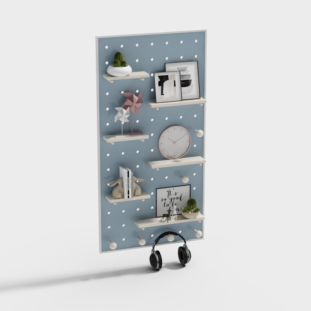 Nordic hole board wall decoration