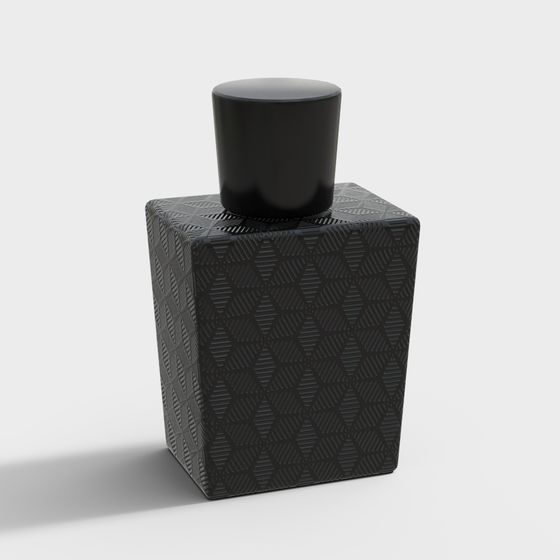 Geometric Charm Bottle 3D model