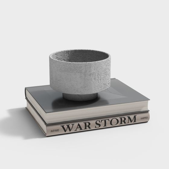 Concrete Pot 3D Model for Creative Projects