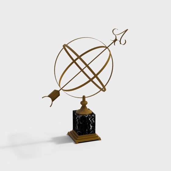 Temporal Wheel 3D model - A Fusion of Classic and Modern