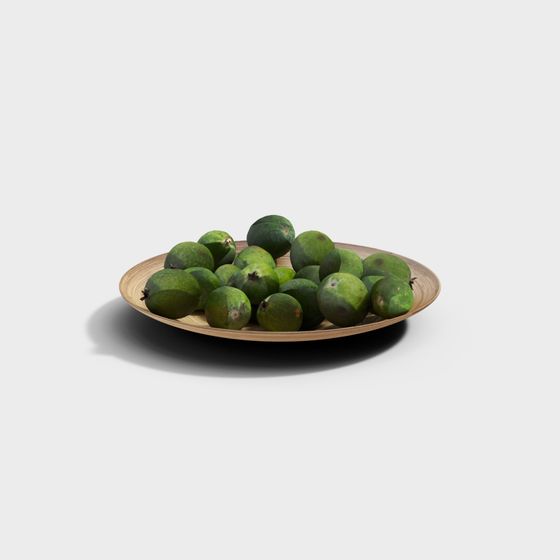 Lifelike Fruit Bowl 3D Model for Designers