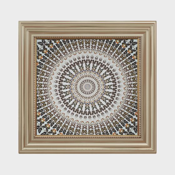 Mandala Light 3D Model for Creative Spaces