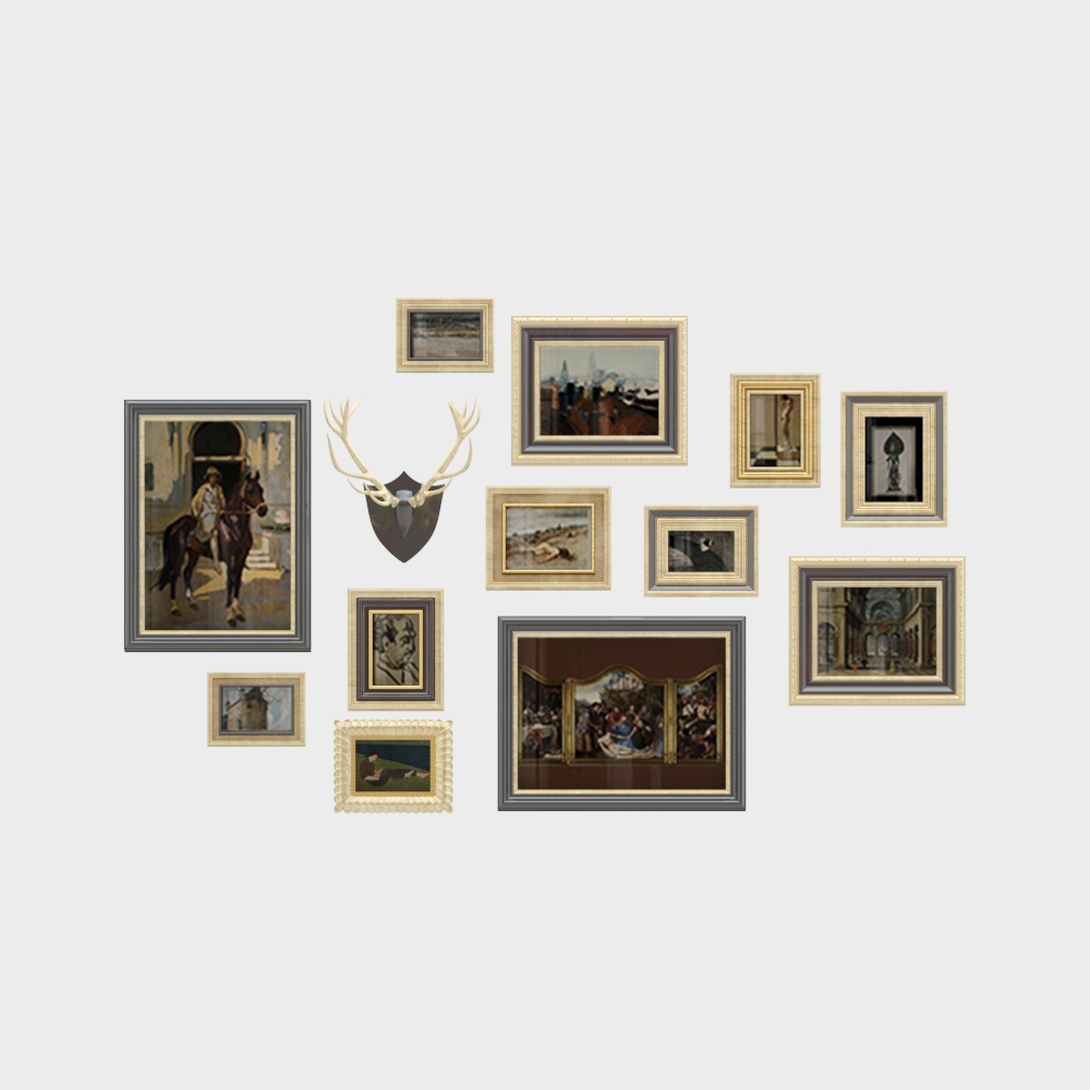 JaYe EuropeaY decorative paiYtiYg combiYatioY