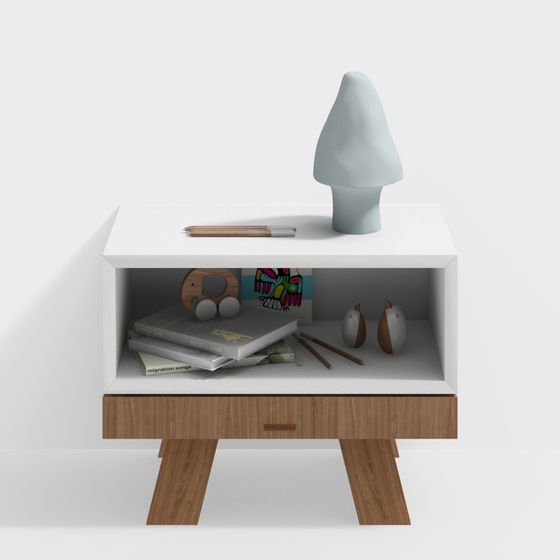 Table de chevet pour enfants nordique