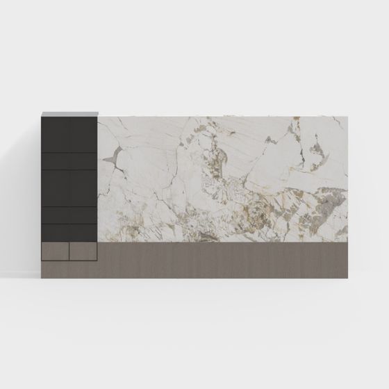 Urban Marble Panel 3D model
