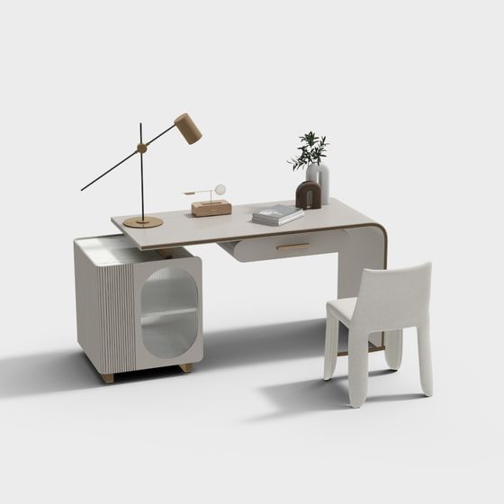 Urban Workspace 3D model for Modern Design