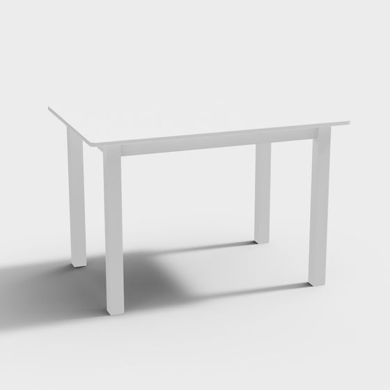 Minimalist Dining Table 3D model