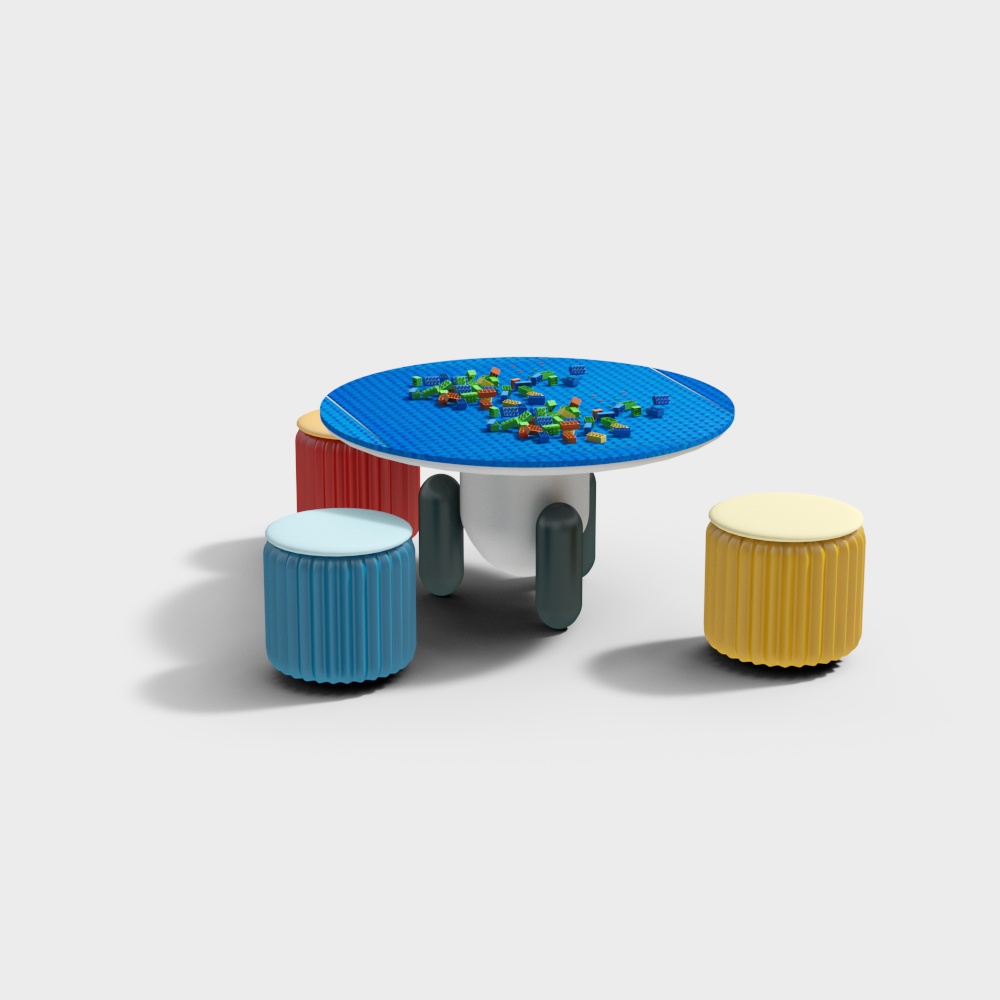Modern children's table and chair set