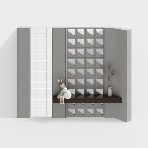 Warm Corner 3D model for Creative Projects