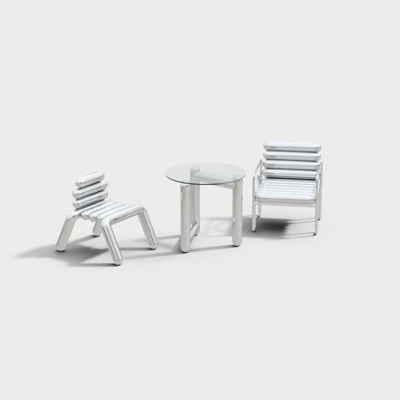Urban Corner Lounge Chair 3D model