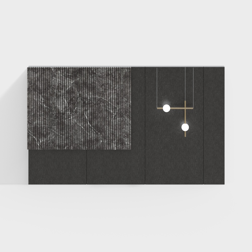 Modern stone background wall