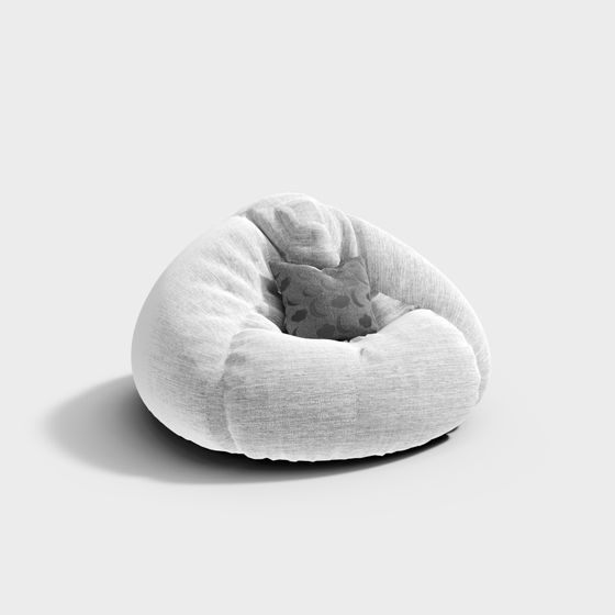 Comfortable Bean Bag Chair 3D model