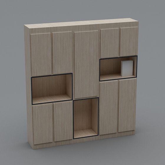 Modern Minimalist Bookshelf 3D model