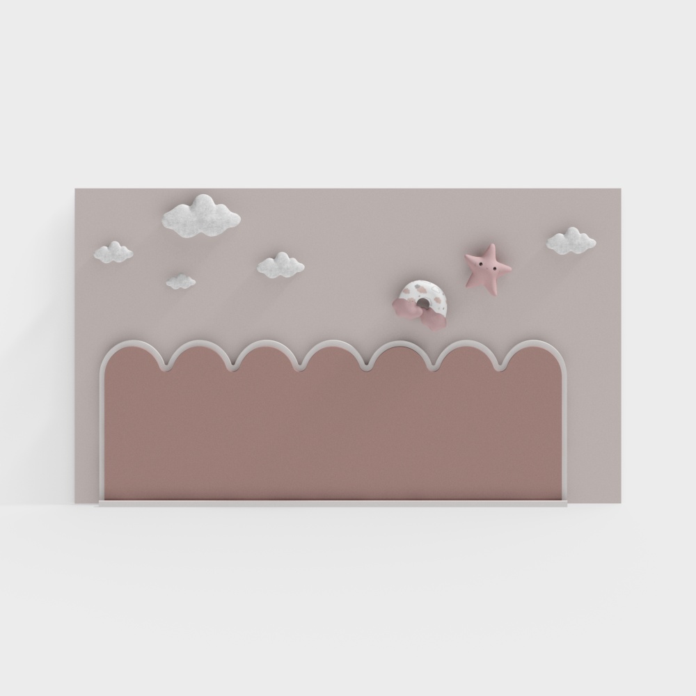 Modern soft background wall